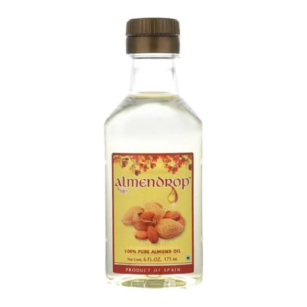 Almendrop Almond Oil For Massage - 100percent Pure,For Skin and Hair, 175 ml Pet Bottle-2.webp
